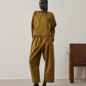 BLOUSE ARMAND MARRON