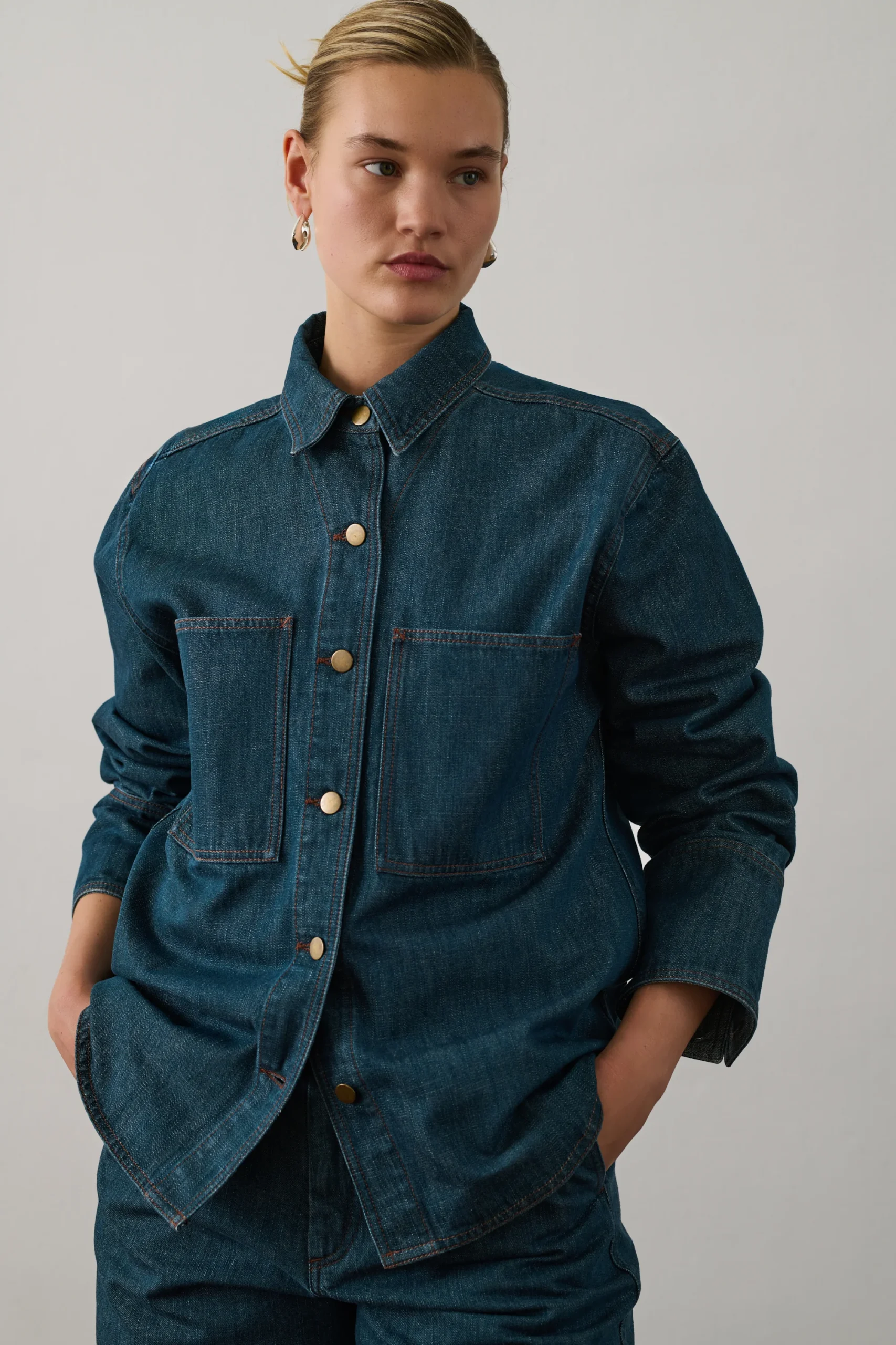 CHEMISE GARANCE BLEUE