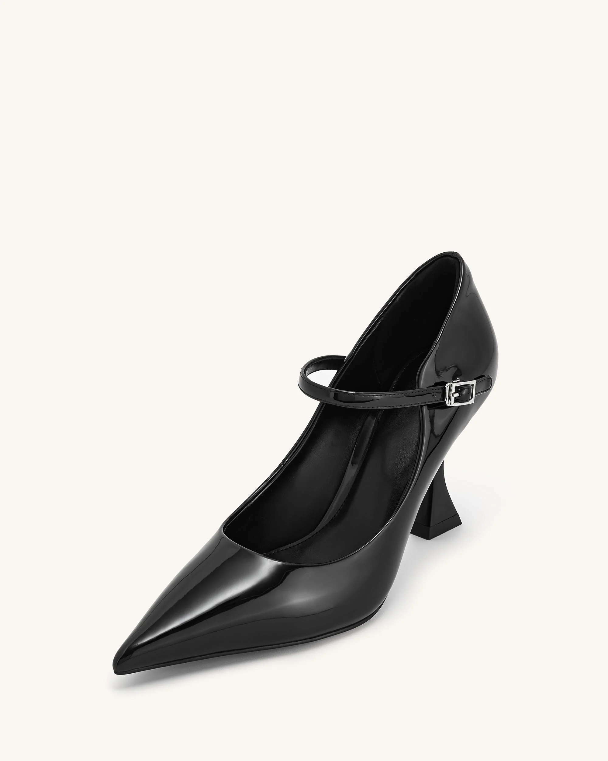 Thalina Escarpins en Cuir Verni - Noir – Image 7