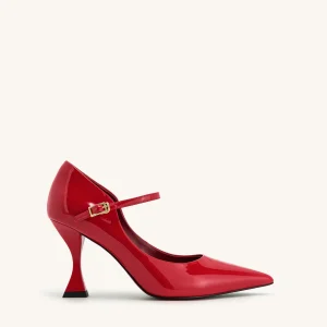 Thalina Escarpins en Cuir Verni - Rouge