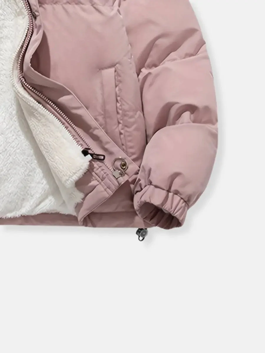 Manteau Hiver à Capuche pour Femmes – Image 9