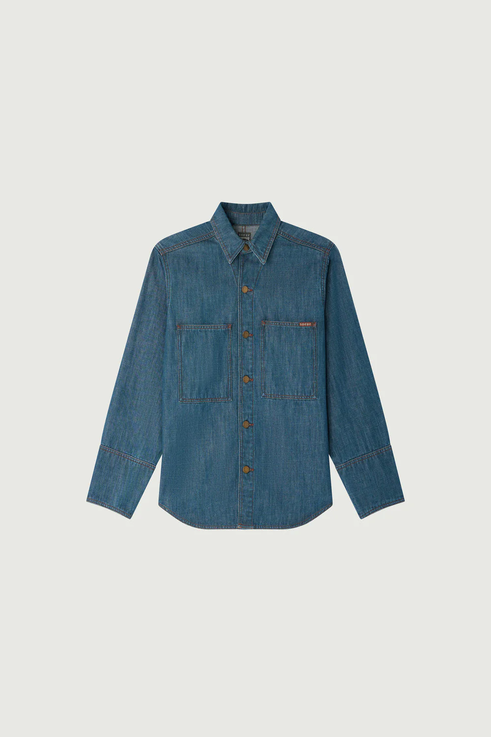 CHEMISE GARANCE BLEUE – Image 7