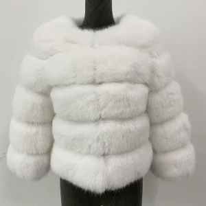 Manteau Imitation Fourrure Élégante pour Femmes
