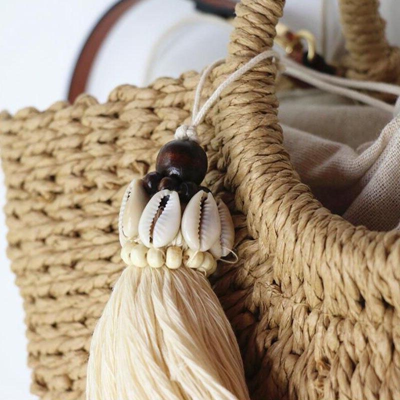 Sac Cabas Paille Plage Chic – Image 4