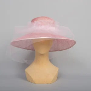 Caroline - Chapeau de cérémonie sisal