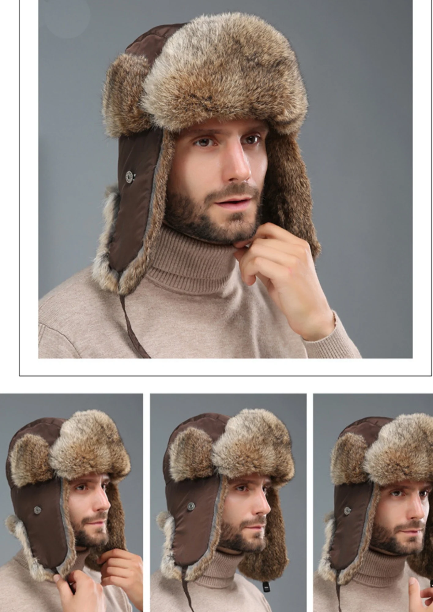 CHAPKA FOURRURE HOMME – Image 4