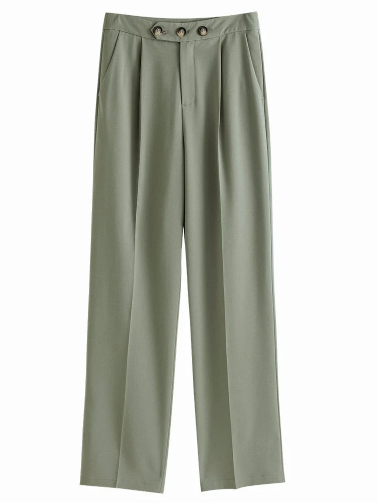 Pantalon Vert Sauge Femme – Image 5