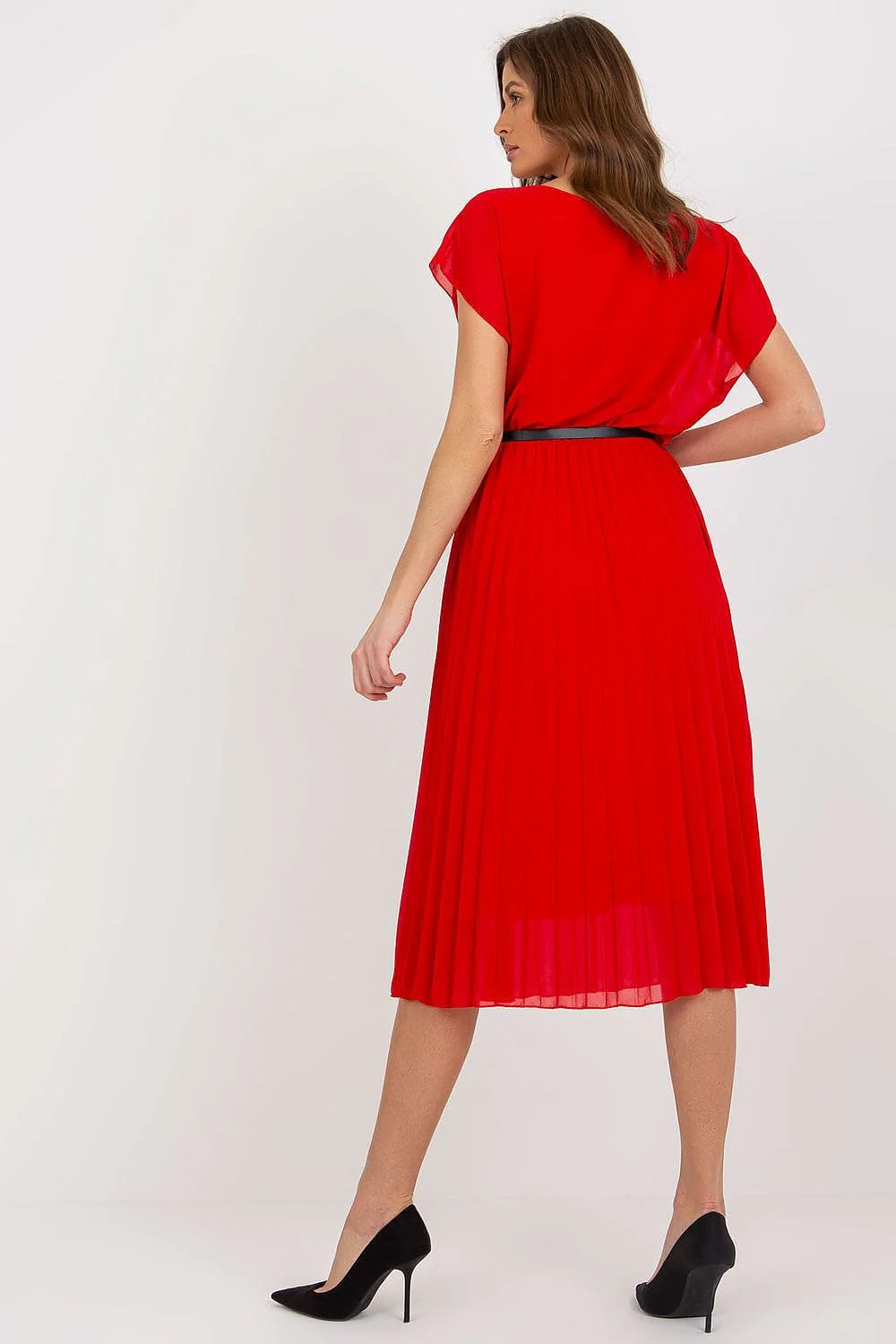 Robe de soirée plissée blanche – Image 7
